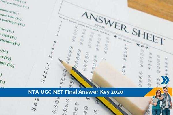 Click here for final answer key of NTA Answer Key 2020- UGC NET June 2020