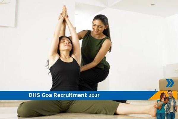 Recruitment of the post of Yoga Instructor in DHS Goa