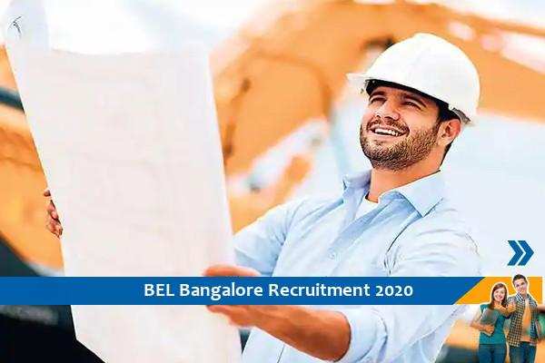 Recruitment of Senior Assistant Engineer in BEL Bangalore