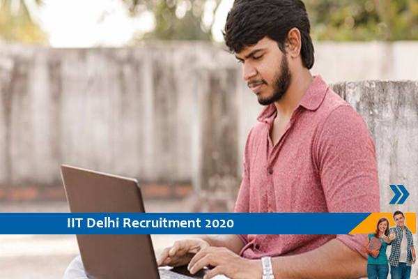 IIT Delhi Recruitment for the post of Junior Assistant,