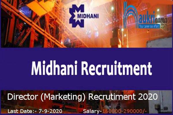 MIDHANI Delhi   Recruitment for Recruitment for the post of      Director  , Click here to Apply