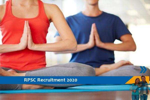 Recruitment for the posts of Yoga Naturopathy Officer, RPSC