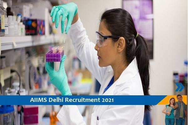 Recruitment of Lab Technician in AIIMS Delhi