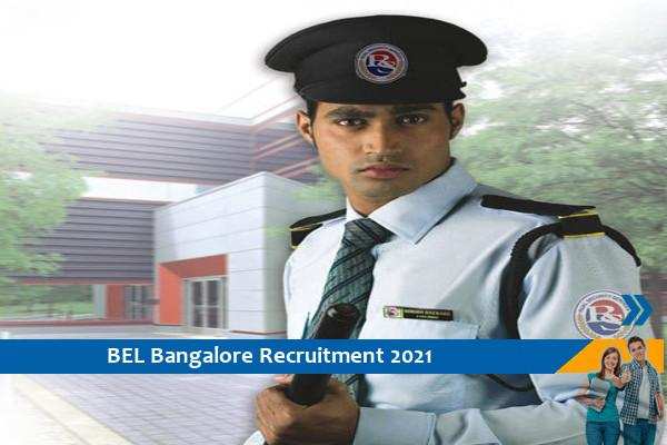 Recruitment for the post of Security Officer and Junior Supervisor in BEL Bangalore