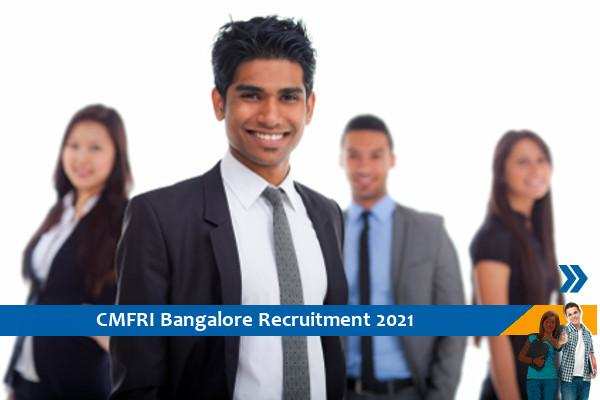 Recruitment of Young Professionals in CMFRI Karnataka