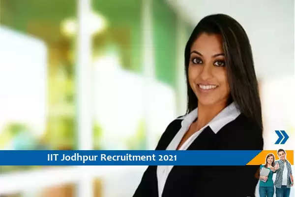 IIT Jodhpur Recruitment for the post of Project Assistant