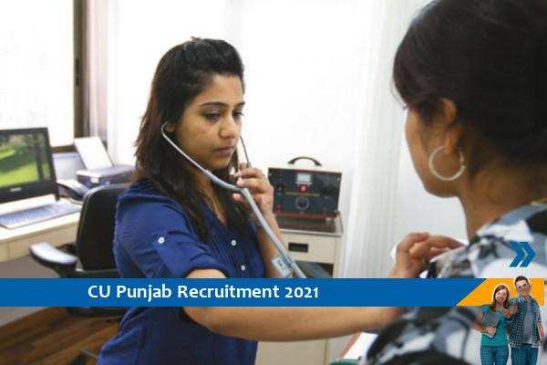 Recruitment for the post of Medical Officer in Central University of Punjab
