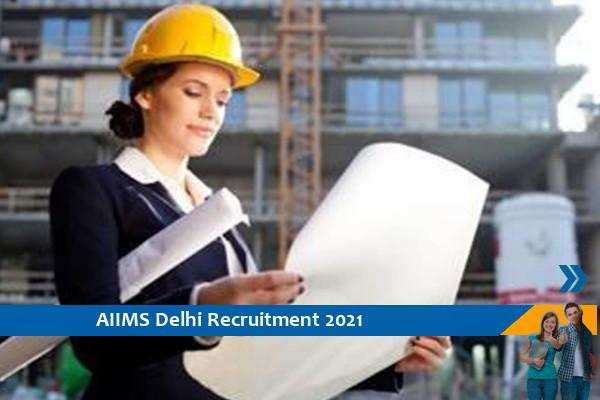 Recruitment of Engineer in AIIMS Delhi