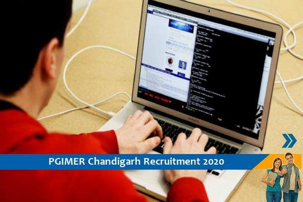 Recruitment for the post of data entry operator in PGIMER Chandigarh