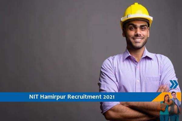 NIT Hamirpur Recruitment for the post of Lab Engineer