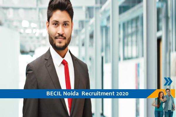 Recruitment of Consultant posts in BECIL Noida