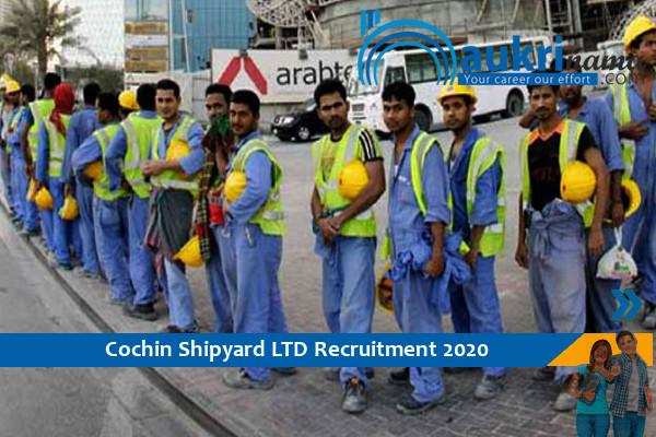 Cochin Shipyard Limited Recruitment for the post of Worker  , Apply Now