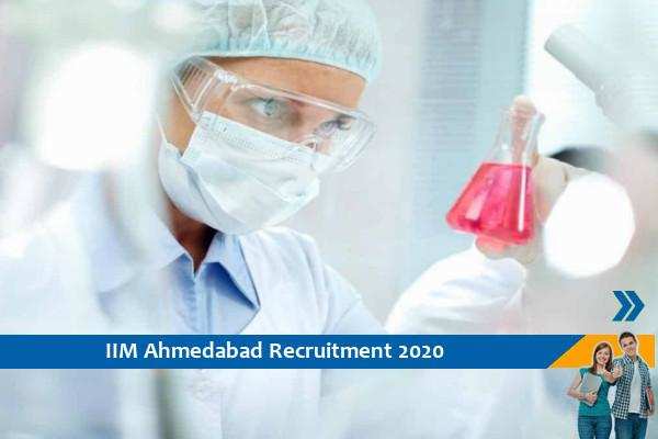 IIM Ahmedabad Recruitment for the post of Research Assistant