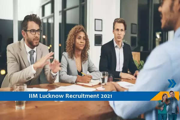 IIM Lucknow Recruitment for the post of Academic Associate and Assistant
