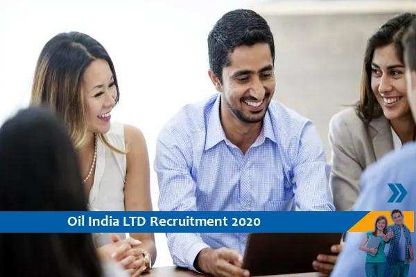 Oil India Limited Odisha Recruitment for the post of Consultant