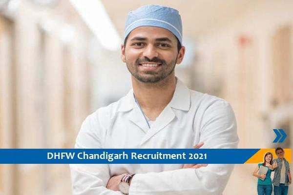 Govt of Chandigarh DHFW recruitment as Senior Resident