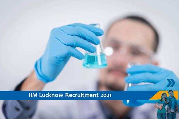 IIM Lucknow Recruitment for the post of Research Associate