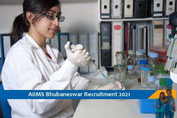 AIIMS Bhubaneswar Recruitment for Research AssistantPosts