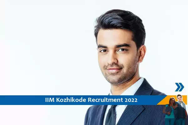 IIM Kozhikode Recruitment 2022 - Apply Online for 1 Project Manager @ iimk.ac.in Apply for the Latest Jobs