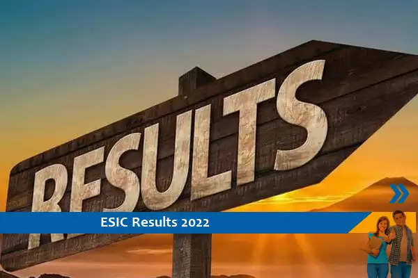 ESIC Chennai Results 2022- प्रोफेसर और सहायक प्रोफेसर परीक्षा 2022 के परिणाम के लिए यहां क्लिक करें