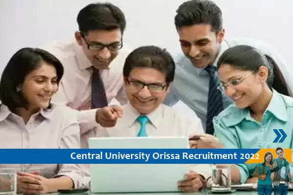 Central University of Orissa Recruitment 2022 Central University of Orissa invites eligible candidates to apply for 1 Computer Instructor vacancies. For more details regarding Central University of Orissa Recruitment 2022 check here the official notification and apply before the last date.