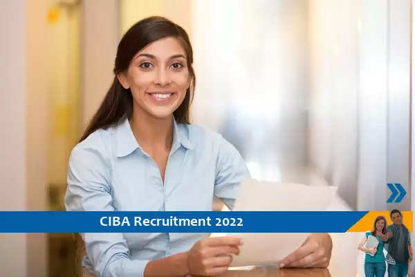 CIBA Chennai में यंग प्रोफेशनल के पदों पर भर्ती