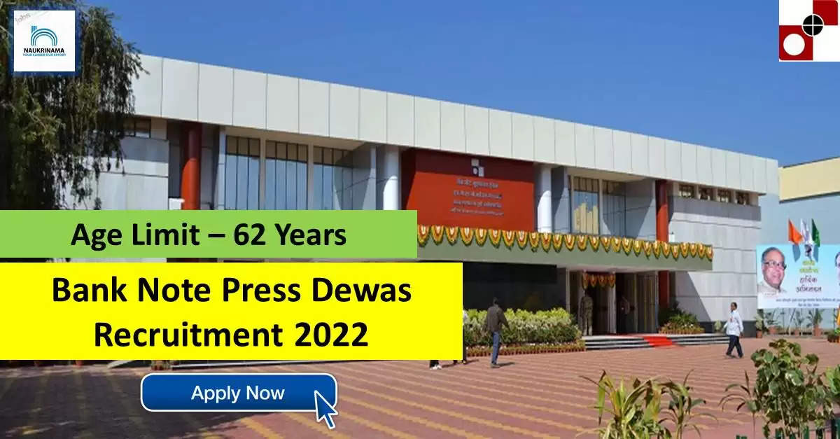 BNP Dewas Recruitment 2022: A great opportunity has come out to get a job (Sarkari Naukri) in Bank Note Press Dewas (BNP Dewas). BNP Dewas has invited applications to fill the posts of Medical Officer (BNP Dewas Recruitment 2022). Interested and eligible candidates who want to apply for these vacant posts (BNP Dewas Recruitment 2022) can apply by visiting the official website of BNP Dewas at bnpdewas.spmcil.com. The last date to apply for these posts (BNP Dewas Recruitment 2022) is 01 October.  Apart from this, candidates can also directly apply for these posts (BNP Dewas Recruitment 2022) by clicking on this official link bnpdewas.spmcil.com. If you want more detail information related to this recruitment, then you can see and download the official notification (BNP Dewas Recruitment 2022) through this link BNP Dewas Recruitment 2022 Notification PDF. A total of 1 posts will be filled under this recruitment (BNP Dewas Recruitment 2022) process.  Important Dates for BNP Dewas Recruitment 2022  Starting date of online application - 17 September  Last date to apply online - 01 October  BNP Dewas Recruitment 2022 Vacancy Details  Total No. of Posts- 1  Eligibility Criteria for BNP Dewas Recruitment 2022  MBBS  Age Limit for BNP Dewas Recruitment 2022  Candidates age limit should be between 62 years.  Salary for BNP Dewas Recruitment 2022  55,000/- to 75,000/- per month  Selection Process for BNP Dewas Recruitment 2022  Selection Process Candidate will be selected on the basis of written examination.  How to Apply for BNP Dewas Recruitment 2022  Interested and eligible candidates may apply through official website of BNP Dewas (bnpdewas.spmcil.com) latest by 01 October 2022. For detailed information regarding this, you can refer to the official notification given above.    If you want to get a government job, then apply for this recruitment before the last date and fulfill your dream of getting a government job. You can visit naukrinama.com for more such latest government jobs information.