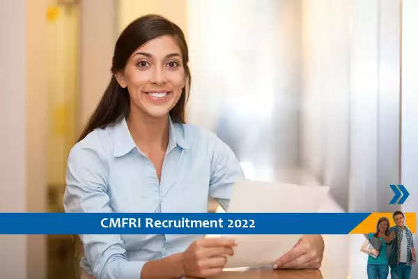 CMFRI Kochi Recruitment for the post of Young Professional