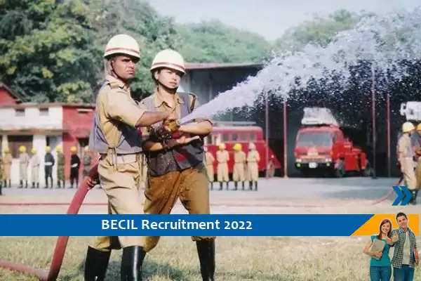 BECIL Recruitment 2022 - Get Apply Online Link For 3 Fireman Job Vacancies @ becil.com Apply For Latest Jobs