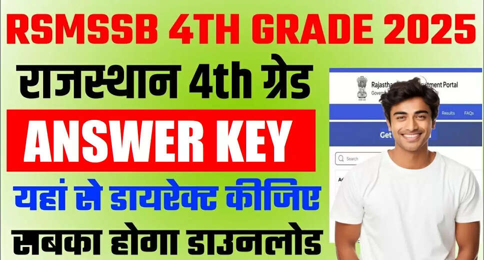 RSSB Group D Answer Key Released for 2025 Exam