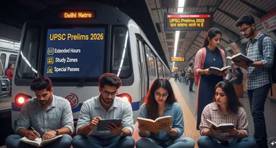 Special Metro Arrangements for UPSC CSE Prelims 2026 on May 24