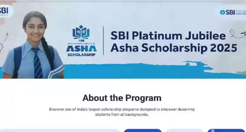SBI Launches New Scholarship for Financially Disadvantaged Students