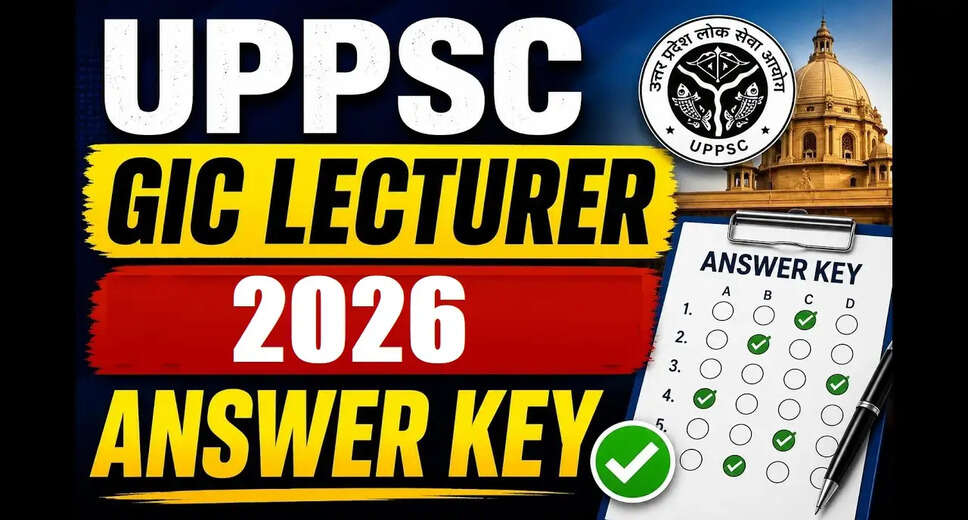 UPPSC GIC Lecturer Answer Key 2026 Released: Download Now