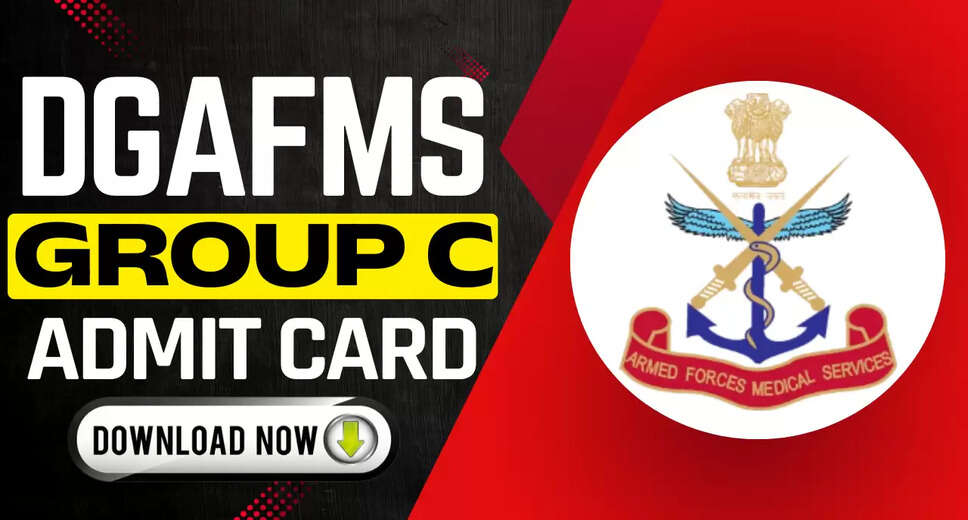 DGAFMS Group C Admit Card 2025 Released: Key Details and Application Process