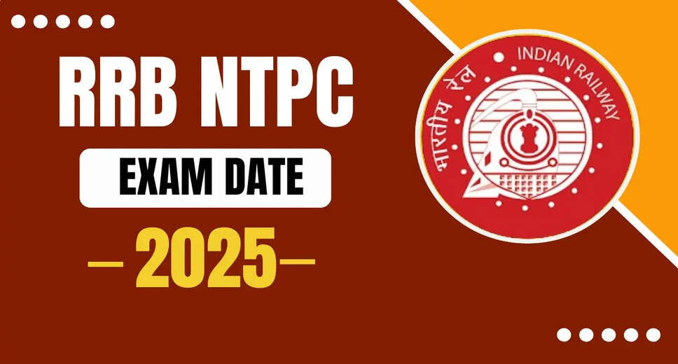 RRB NTPC Graduate Level Exam Schedule for 2025 Announced