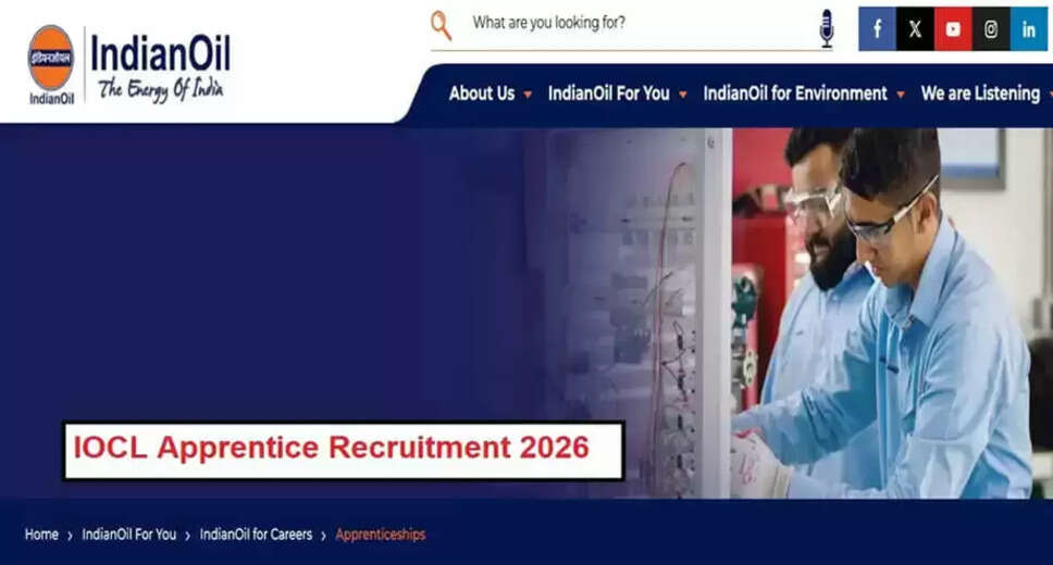 IOCL Announces Apprenticeship Recruitment Across India