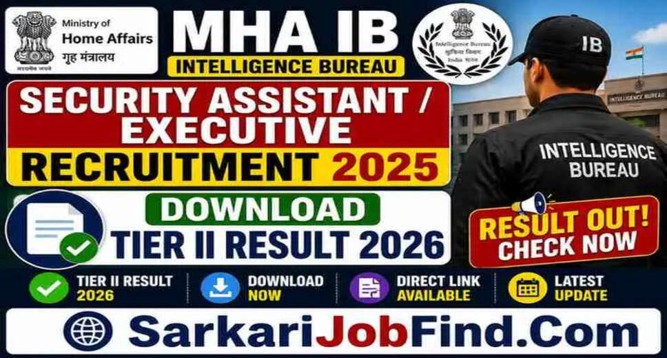 MHA IB Security Assistant Recruitment 2025: Tier II Result Now Available
