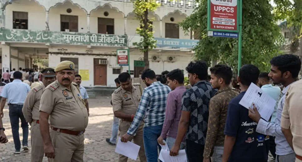 Peaceful Conduct of Police Recruitment Exam in Lucknow