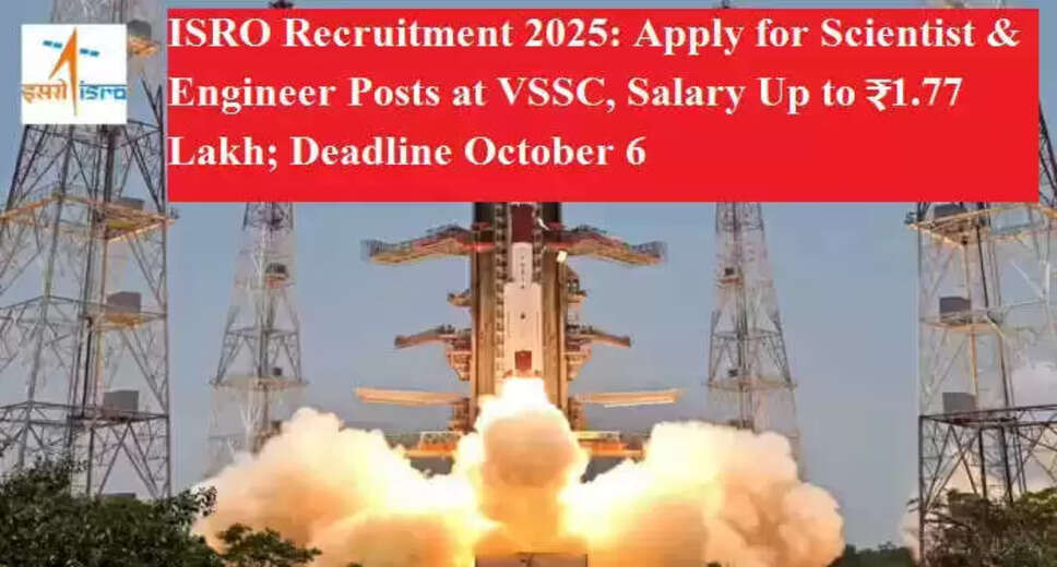Exciting Career Opportunities at ISRO: Apply for Scientist/Engineer Positions