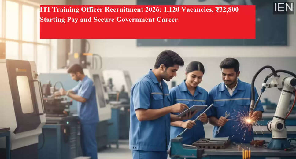 Exciting ITI Training Officer Recruitment 2026: 1,120 Positions with Competitive Salary