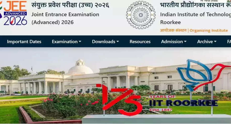 JEE Advanced 2026: Key Dates and Registration Details Released