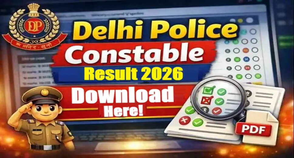 Results Announced for SSC Delhi Police Constable Executive 2026