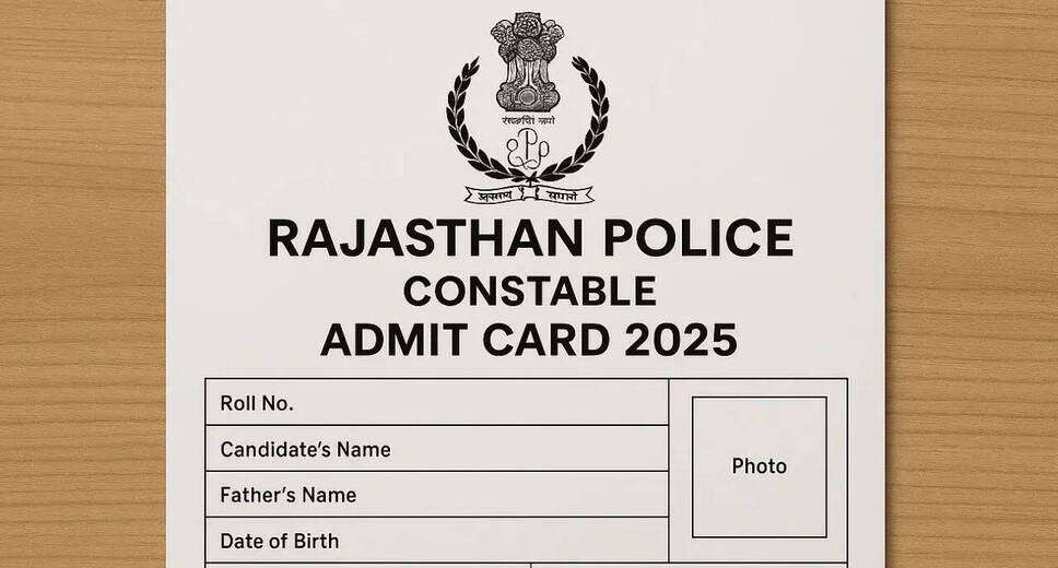 Rajasthan Police Constable Recruitment 2025: Admit Card Now Available for Download