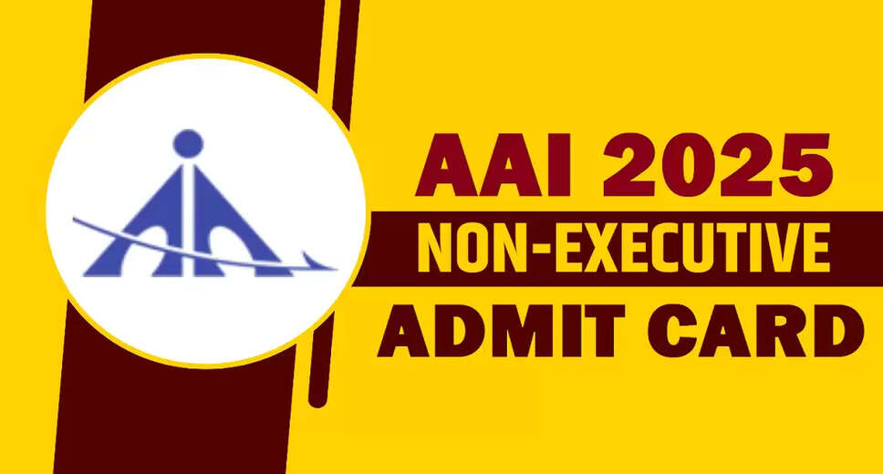AAI Non-Executives Western Region Admit Card 2025 Released