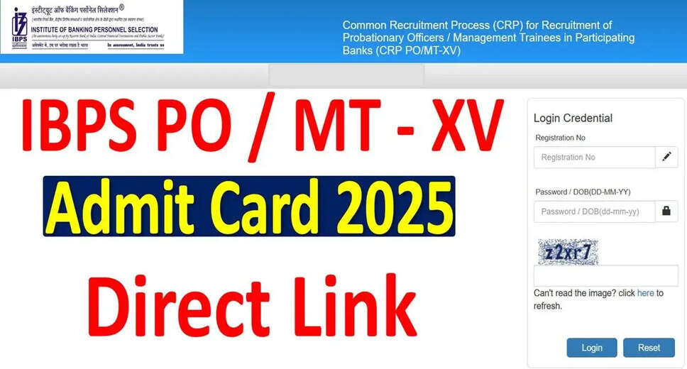Download Your IBPS CRP PO/MT 15 Mains Admit Card 2025 Now