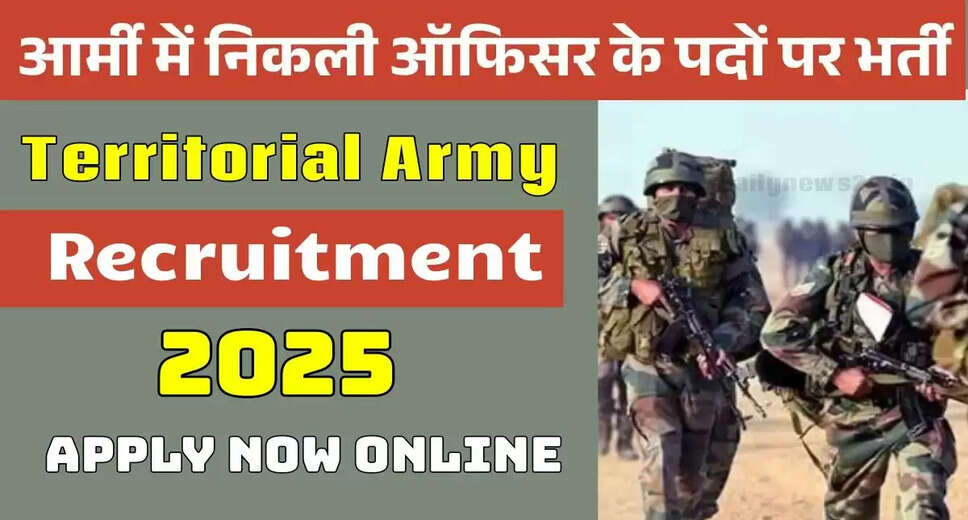 Territorial Army Recruitment 2025: Apply Now to Serve Your Country