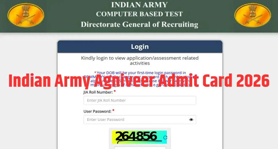 Indian Army Agniveer Recruitment Exam Admit Cards Now Available