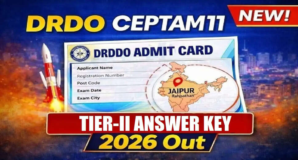 DRDO CEPTAM-11 Tier-II Answer Key Released for 2026 Recruitment