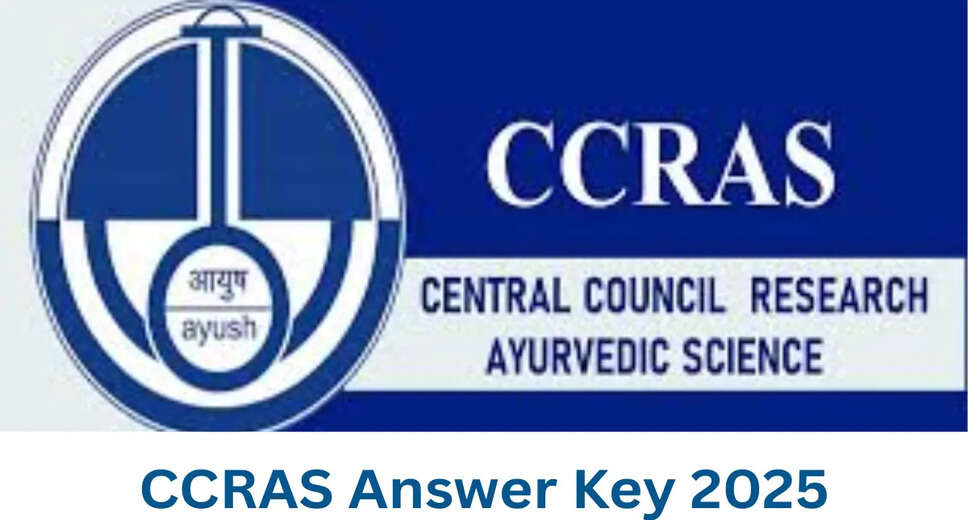 CCRAS Group A, B, C Answer Key Released for 2026