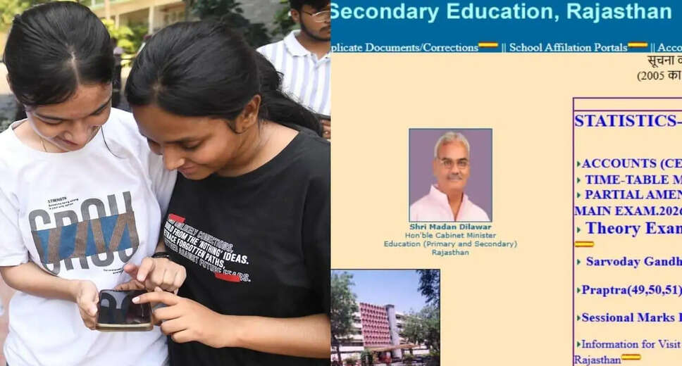 Rajasthan Board Class 12 Results Expected on March 31, 2026